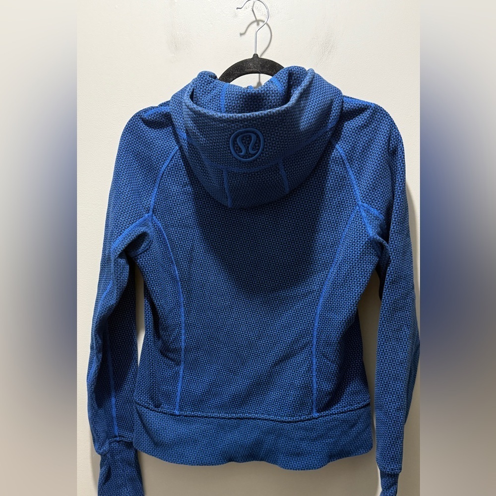 Lululemon Scuba Zip Up Hoodie - Double Diamond Baroque Blue - Picture 3 of 6